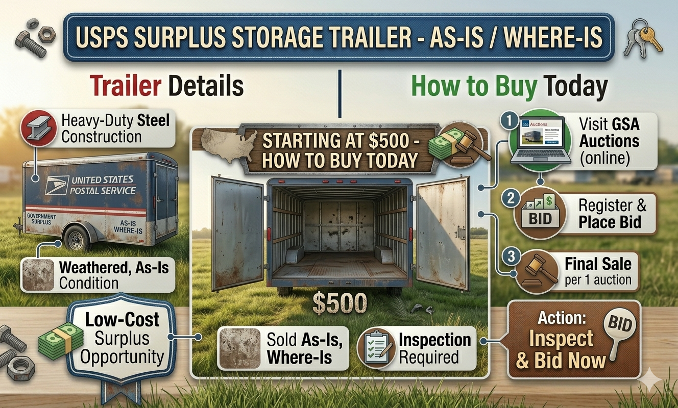 How to buy a used mail truck