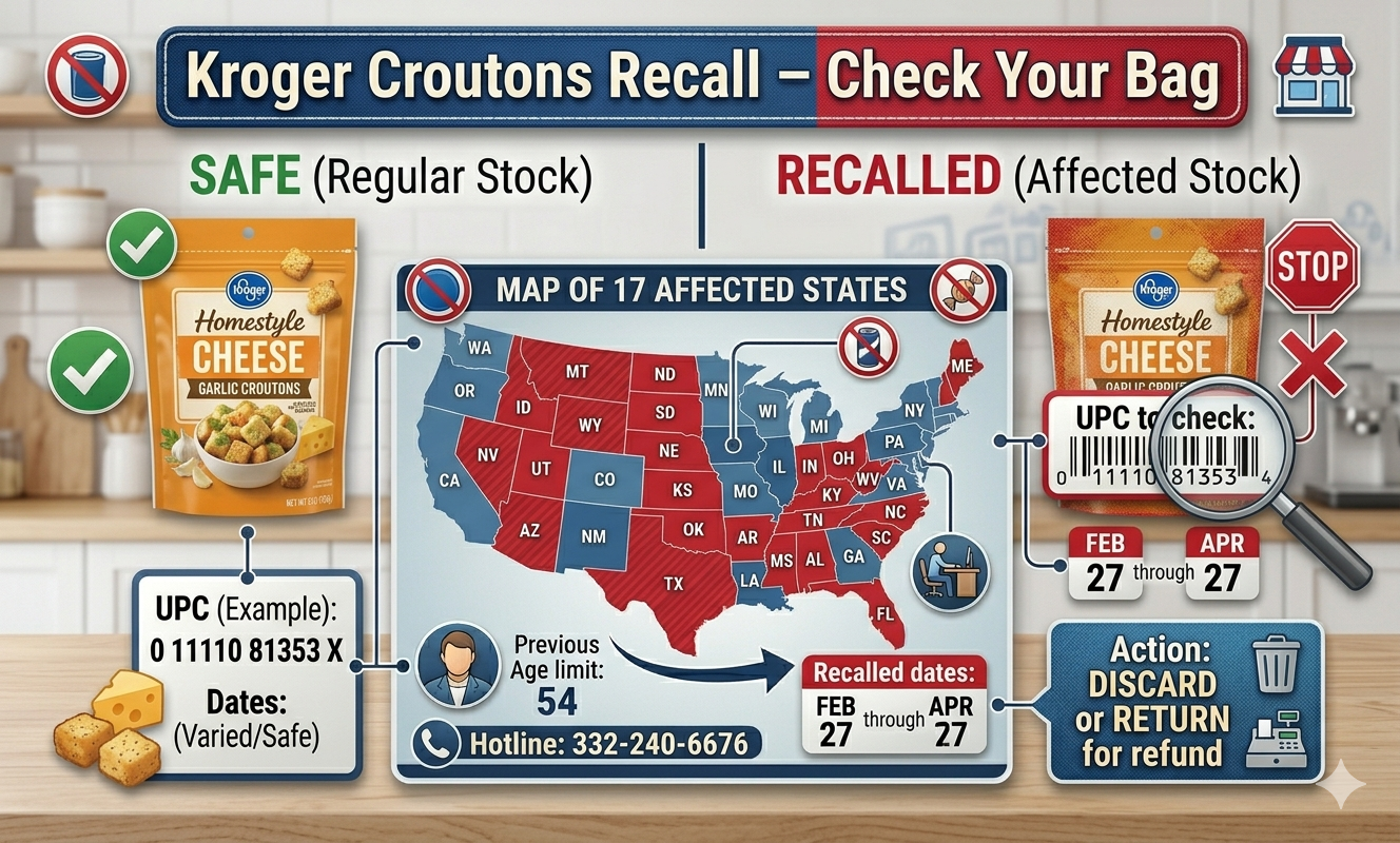 Kroger Croutons Recall