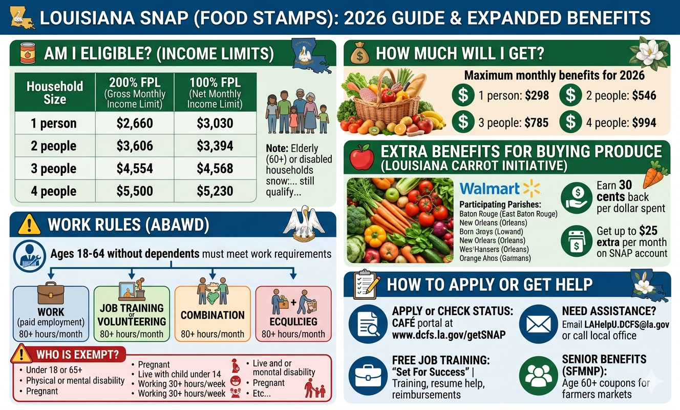 louisiana food stamps