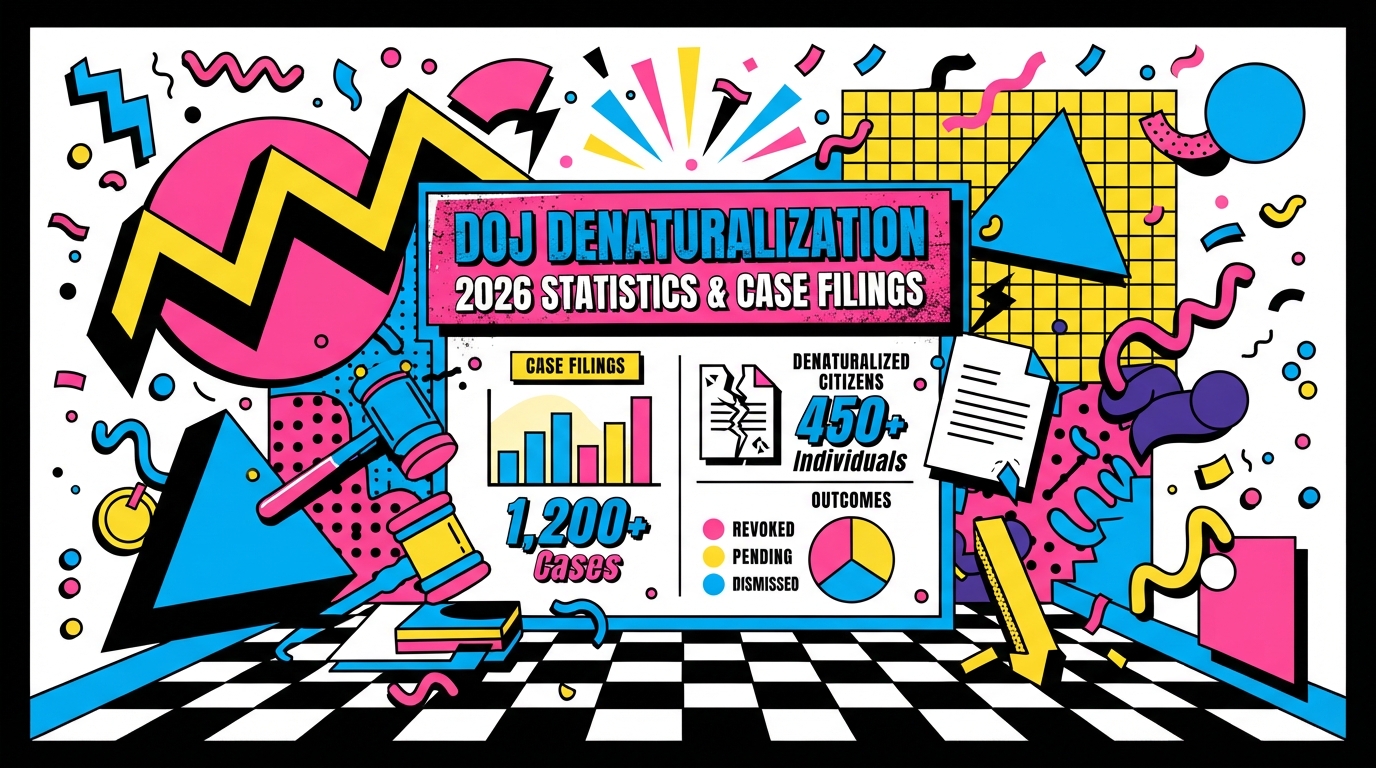 DOJ denaturalization 2026 statistics and case filings