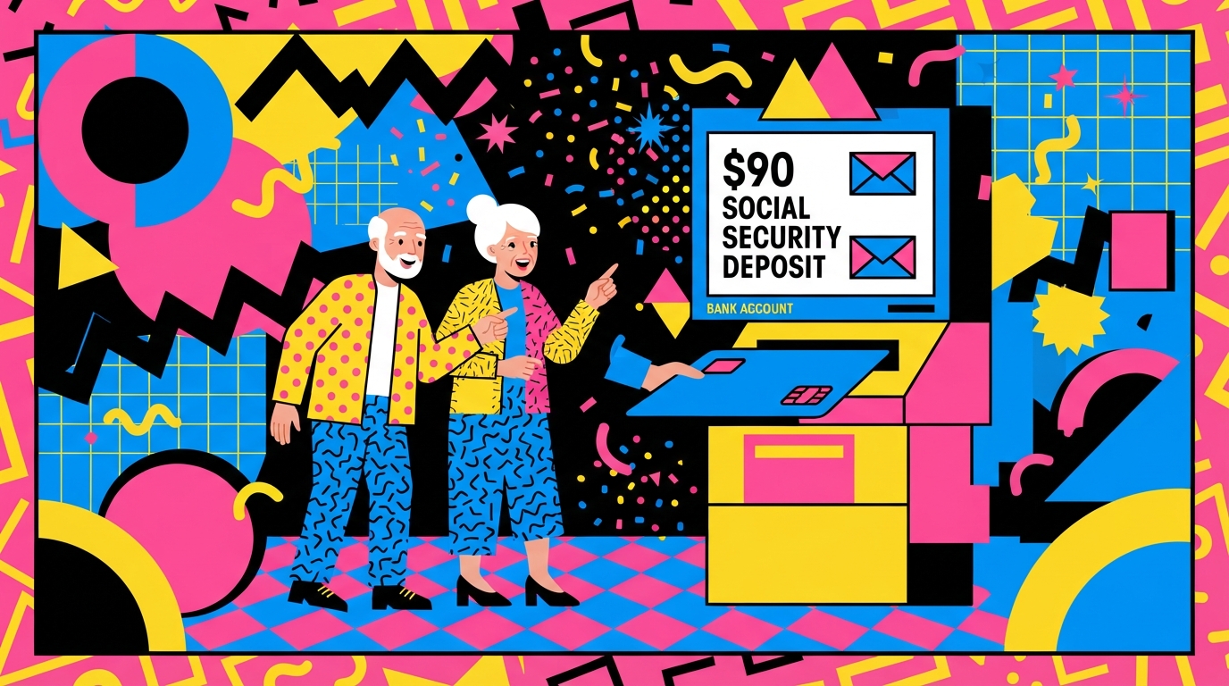 Senior checking bank account for $90 Social Security deposit